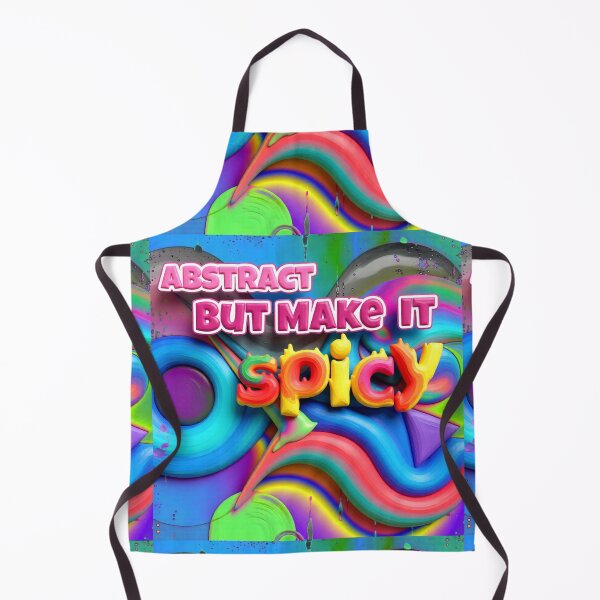 Item preview, abstract but make it spicy C colorful geometric typographic abstract design designed and sold by SmashingDeals.