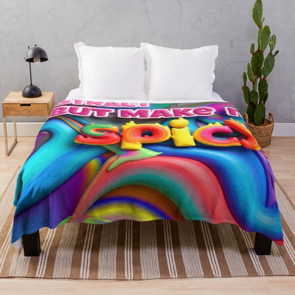 Item preview, abstract but make it spicy C colorful geometric typographic abstract design designed and sold by SmashingDeals.