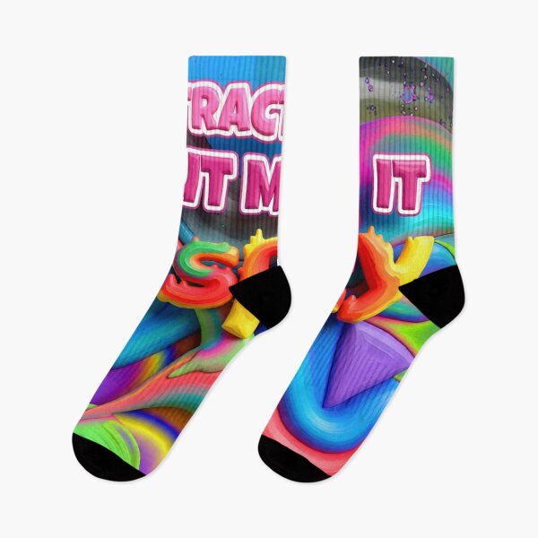Item preview, abstract but make it spicy C colorful geometric typographic abstract design designed and sold by SmashingDeals.