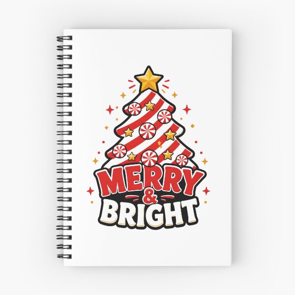 Item preview, Merry and Bright Candy Cane Stripe Christmas Tree designed and sold by KristenosNehk.