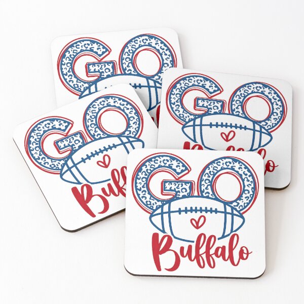 Item preview, Go Buffalo Football Heart Fan Design designed and sold by MarkPayne32795.