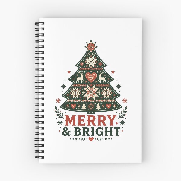 Item preview, Merry and Bright Nordic Scandinavian Christmas Tree designed and sold by KristenosNehk.