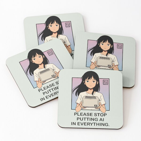 Item preview, AI Toaster Tech Humor Anime designed and sold by SakuraHaven.