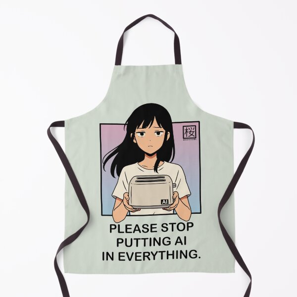 Item preview, AI Toaster Tech Humor Anime designed and sold by SakuraHaven.