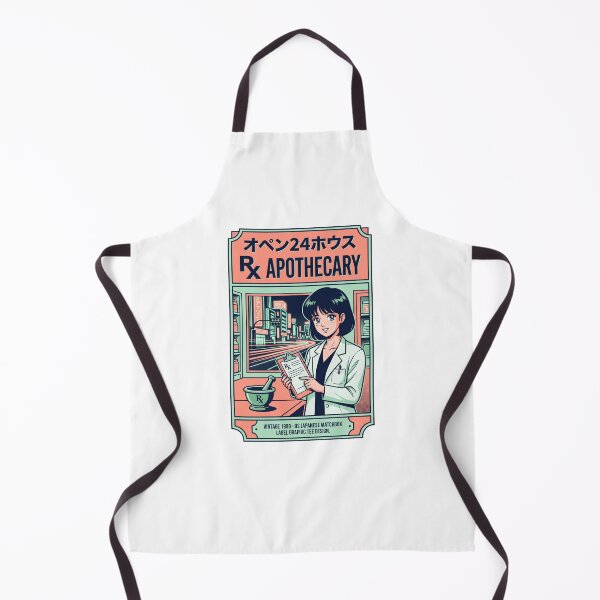 Item preview, Retro 80s Anime Pharmacist Tokyo Night RX Apothecary Matchbox Aesthetic designed and sold by mood-draftsman.