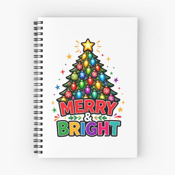 Item preview, Merry and Bright Colorful Christmas Lights Tree Design designed and sold by KristenosNehk.
