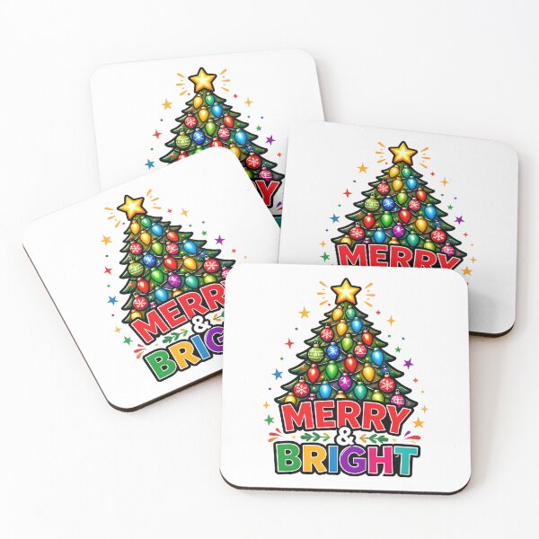 Item preview, Merry and Bright Colorful Christmas Lights Tree Design designed and sold by KristenosNehk.