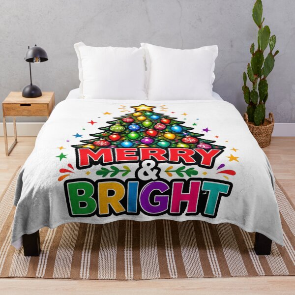 Item preview, Merry and Bright Colorful Christmas Lights Tree Design designed and sold by KristenosNehk.