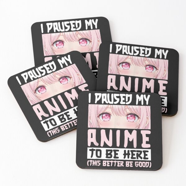 Item preview, I Paused My Anime to Be Here Funny Anime Lover Otaku Manga designed and sold by ClairLuther571.