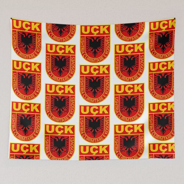 Item preview, Albanian Kosovo Army Shirt Uck Uqk Patriot designed and sold by moira-gooch.
