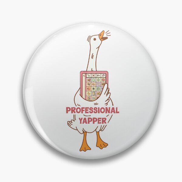 Item preview, Professional Yapper. Silly Goose with AAC Device. designed and sold by CoCoArt-Ua.