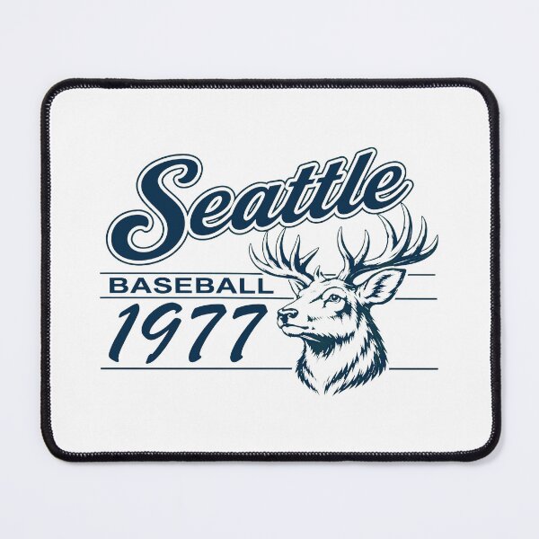 Item preview, Seattle Baseball 1977 Deer Vintage Retro designed and sold by ManuelCai10045.