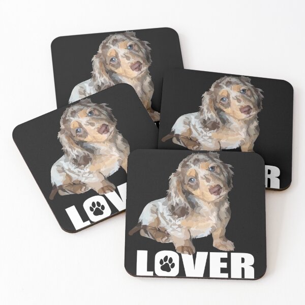 Item preview, Sitting Marble Dachshund Lover Puppy Dog designed and sold by Just-Arts-4U.