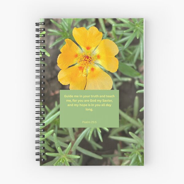 Item preview, Psalm 25 yellow flower background  designed and sold by happytraveller1.