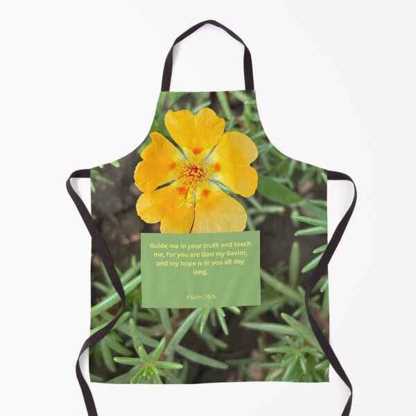 Item preview, Psalm 25 yellow flower background designed and sold by happytraveller1.