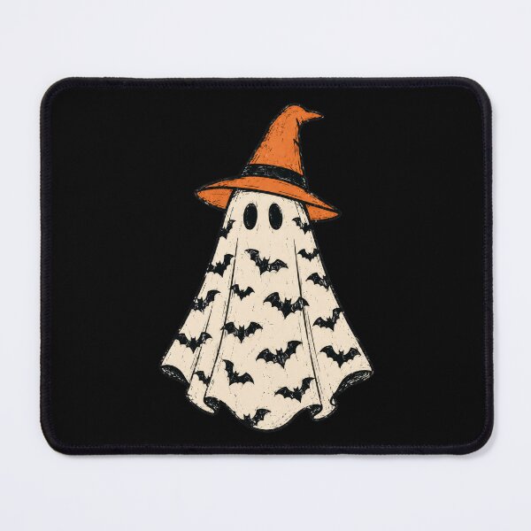 Item preview, Vintage Halloween Spooky Ghost Witch Hat Bats designed and sold by Timeless Bond Designs.