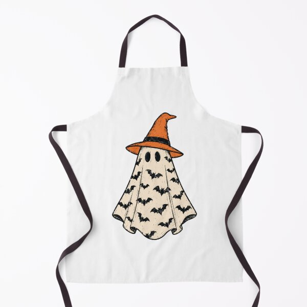 Item preview, Vintage Halloween Spooky Ghost Witch Hat Bats designed and sold by Timeless Bond Designs.