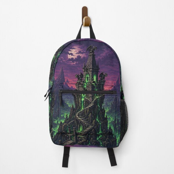 Item preview, Dark Fantasy Pixel Art: Blighted Alchemist Tower designed and sold by bapupa.