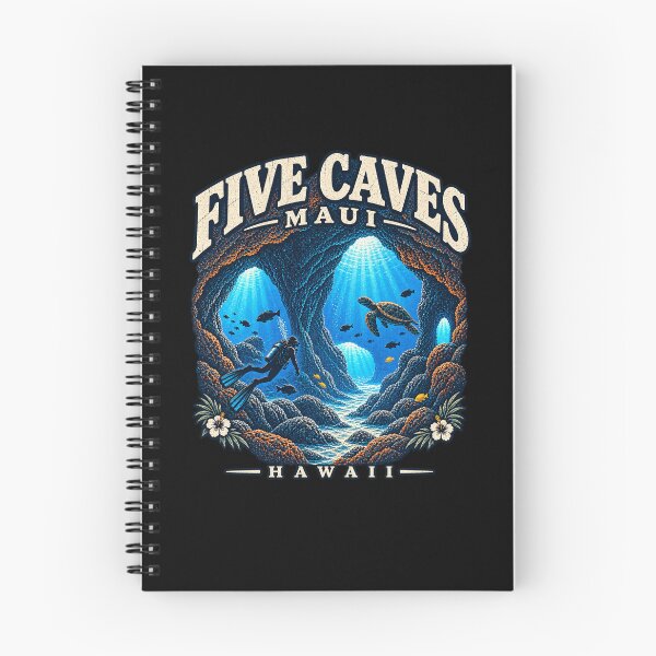 Item preview, Five Caves Maui Hawaii Scuba Diving Lava Caverns designed and sold by SubtleSplit.