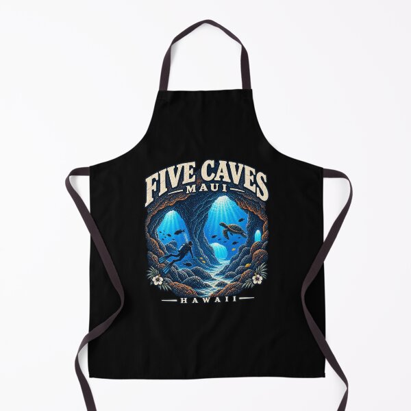 Item preview, Five Caves Maui Hawaii Scuba Diving Lava Caverns designed and sold by SubtleSplit.