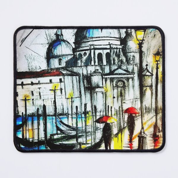 Item preview, Rainy Venice Cityscape Ink Painting designed and sold by zozosazap.