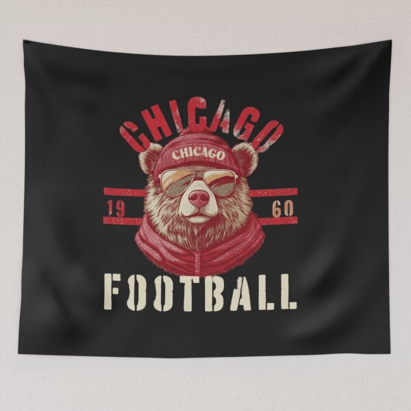 Item preview, chicago Bears football designed and sold by tariancoveghh.