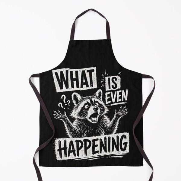 Item preview, What Is Even Happening Raccoon Confused Funny Quote Animal Lover designed and sold by BrockmeyeSB.