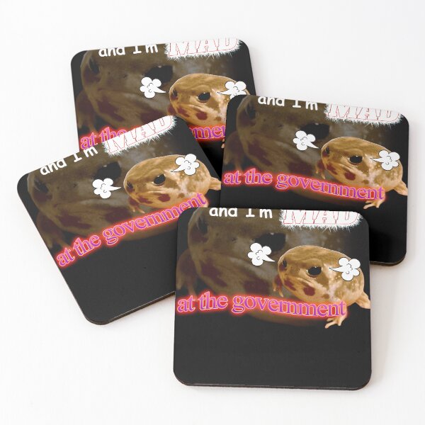 Item preview, My Tummy Hurts And I'M Mad At The Government Meme designed and sold by ChromaToon.