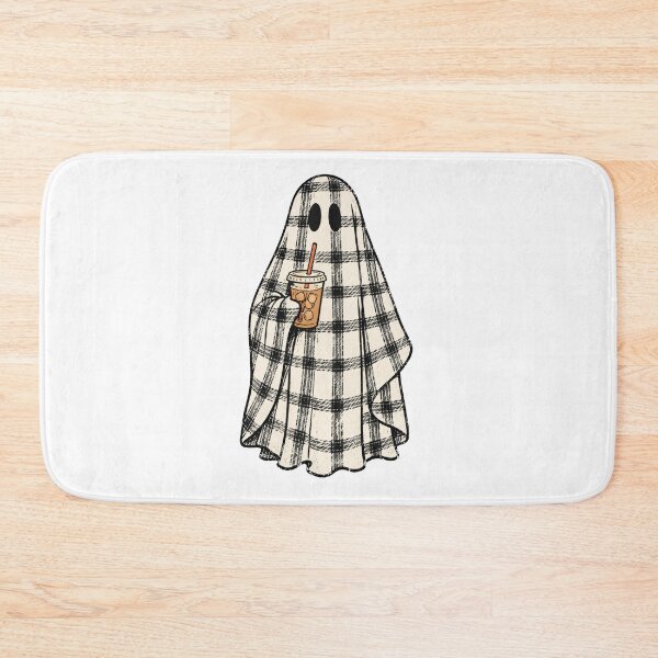 Item preview, Vintage Halloween Spooky Ghost Plaid Coffee Ghost designed and sold by Timeless Bond Designs.