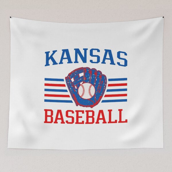 Item preview, Kansas Baseball Retro Glove Comfort designed and sold by ManuelCai10045.