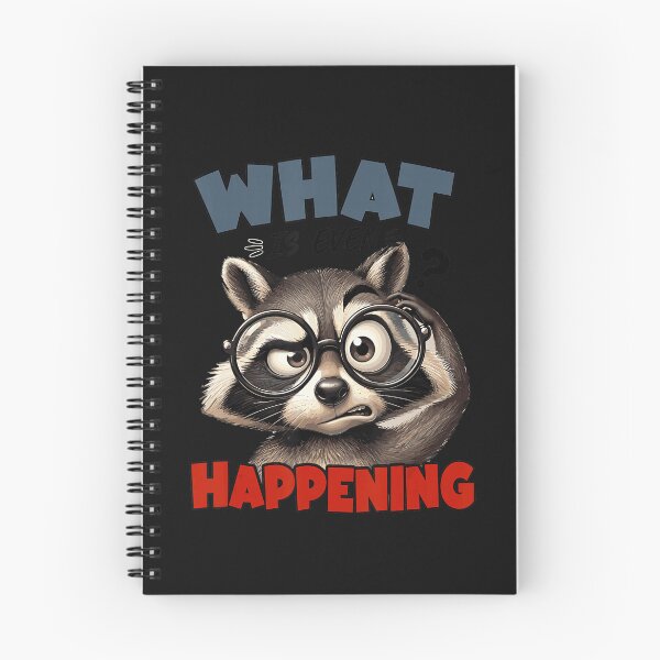 Item preview, What Is Even Happening Confused Raccoon Animal Lover Humor designed and sold by BrockmeyeSB.