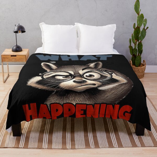 Item preview, What Is Even Happening Confused Raccoon Animal Lover Humor designed and sold by BrockmeyeSB.
