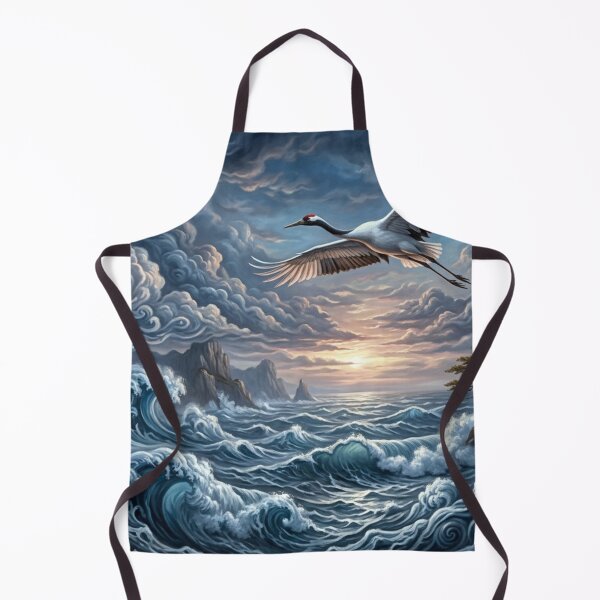 Item preview, Crane in a swirling cloud designed and sold by Sigtrix.
