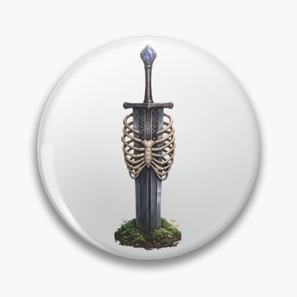 Item preview, Gothic Sword & Ribcage Dark Fantasy designed and sold by Anything Goth.