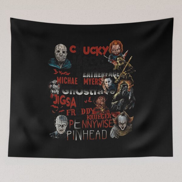 Item preview, Spooky Character Collage designed and sold by MrDavidS59848.