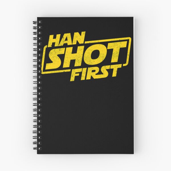 Item preview, Han Shot First Distressed Yellow  designed and sold by RIDVAN | Visual Art & Design.
