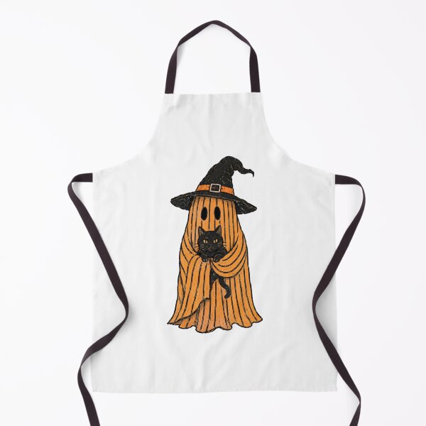 Item preview, Vintage Halloween Spooky Ghost Orange designed and sold by Timeless Bond Designs.
