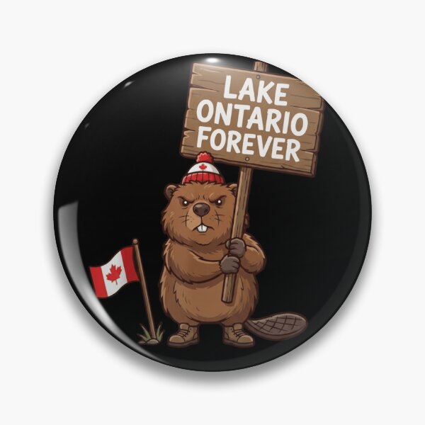 Item preview, Lake Ontario Forever Canadian Beaver Canada Flag Souvenir designed and sold by haitrieuic96.