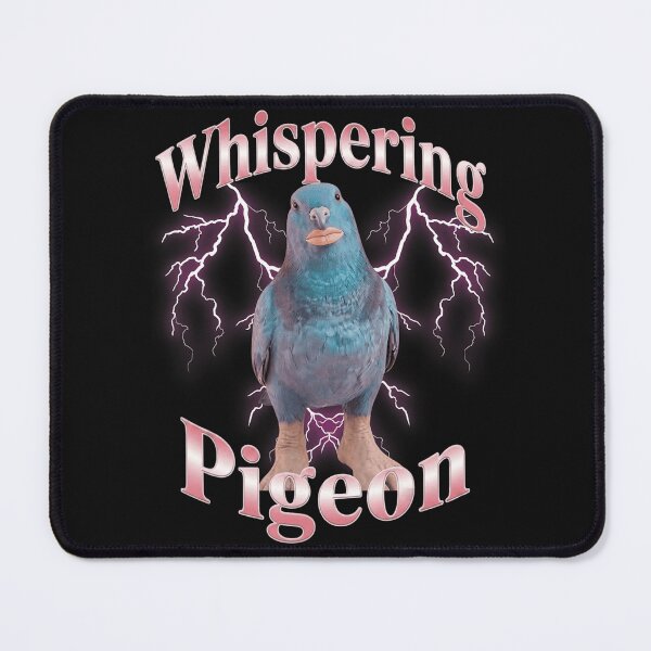 Item preview, Whispering Pigeon Funny Meme Bird Lover Design designed and sold by BrockmeyeSB.