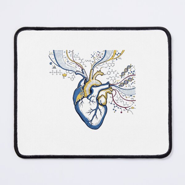 Item preview, Anatomical Heart Cardiology Biochemistry DNA Data Science Aesthetic designed and sold by mood-draftsman.