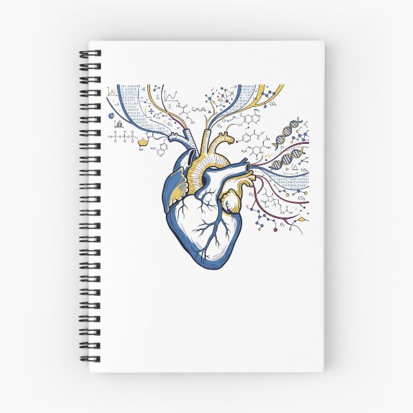Item preview, Anatomical Heart Cardiology Biochemistry DNA Data Science Aesthetic designed and sold by mood-draftsman.