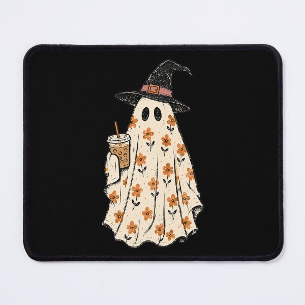 Item preview, Vintage Halloween Spooky Ghost Floral Daisy designed and sold by Timeless Bond Designs.