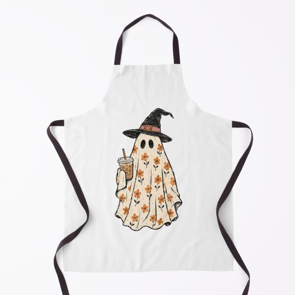 Item preview, Vintage Halloween Spooky Ghost Floral Daisy designed and sold by Timeless Bond Designs.