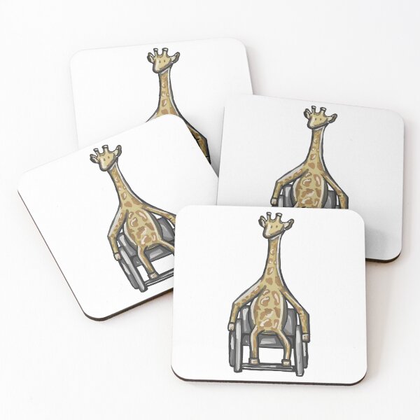 Item preview, Giraffe In Wheelchair designed and sold by zelia-manes.