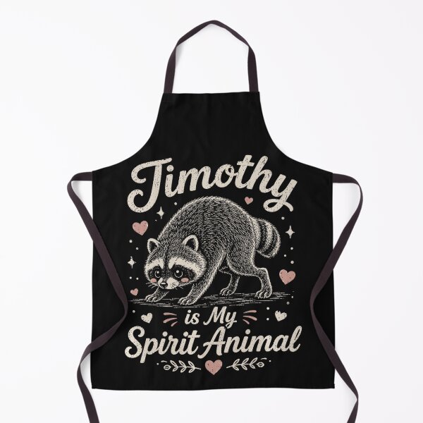 Item preview, Timothy Is My Spirit Animal Raccoon Lover Personalized Wildlife Gift designed and sold by BrockmeyeSB.