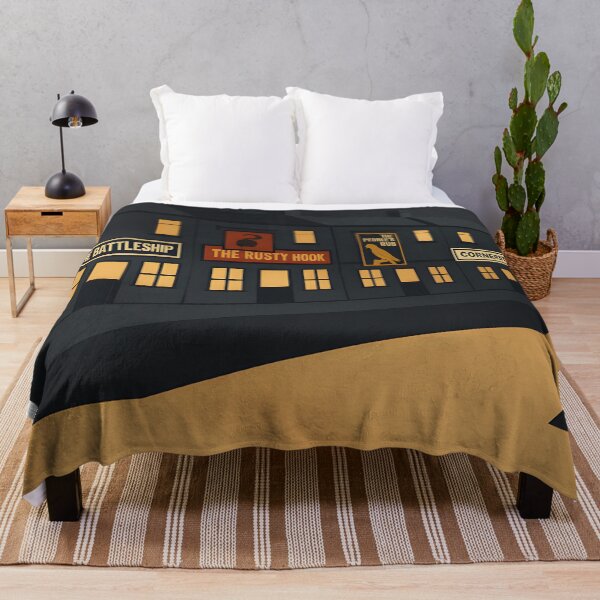 Item preview, Noir Village Pub Street at Night designed and sold by Jacalyn-Hyman.