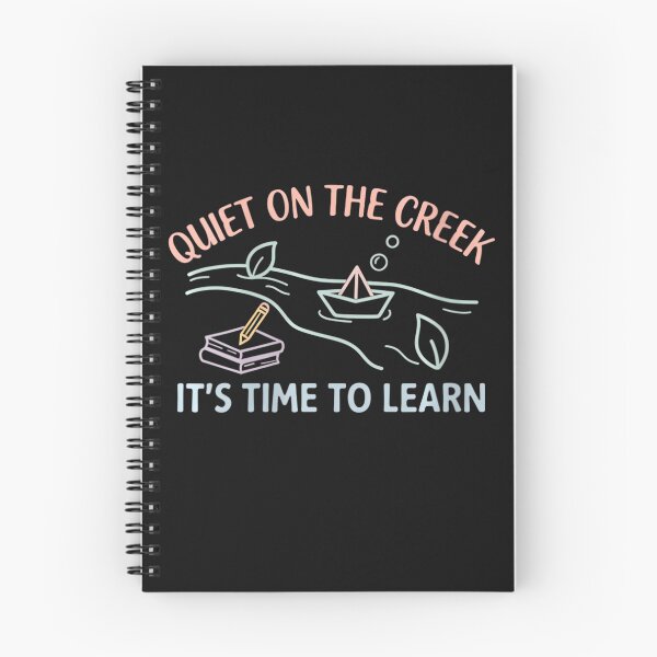Item preview, Quiet On The Creek It's Time To Learn Teacher Student Education designed and sold by BrockmeyeSB.
