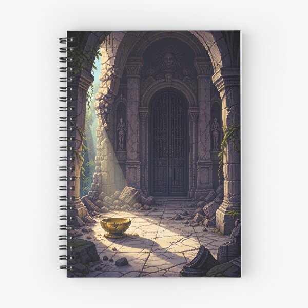 Item preview, Dark Fantasy Pixel Art: Desolate Cathedral designed and sold by bapupa.