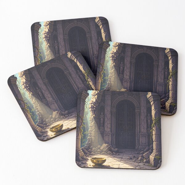 Item preview, Dark Fantasy Pixel Art: Desolate Cathedral designed and sold by bapupa.
