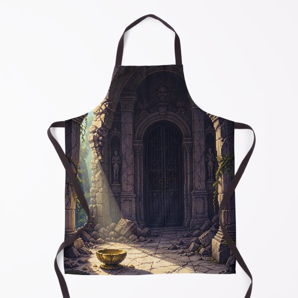 Item preview, Dark Fantasy Pixel Art: Desolate Cathedral designed and sold by bapupa.